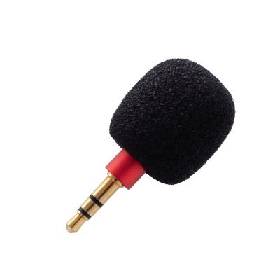 China Portable Mike Lapel Clip Microphone 3.5 Mm Jack Matel Mini Wired Condenser Lavalier Microcapacitor Microphone For Smart Mobile Phone for sale