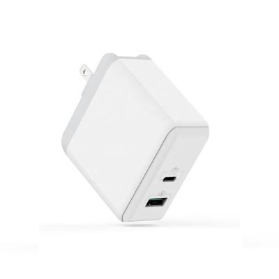 China 60W Palladium + QC3.0 USB Charger Wall Charger Mobile Phone Fast Charging Charger For IPhone for sale