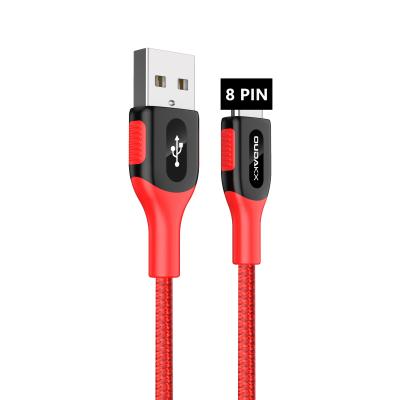 China Mobile Phone Usb Nylon Braided Data Cable For 8 PIN Usb Fast Charging Cable 480Mbps for sale