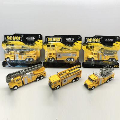 China Toy New Arrival 1:30 Metal Toy Scale Alloy Truck Mini Diecast Construction Diecast Engineering Vehicle Toys for sale