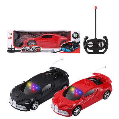 China Interesting 4 Channels Simulation RC Remote Control Racing Cars with Lights Radio Control Toys for sale