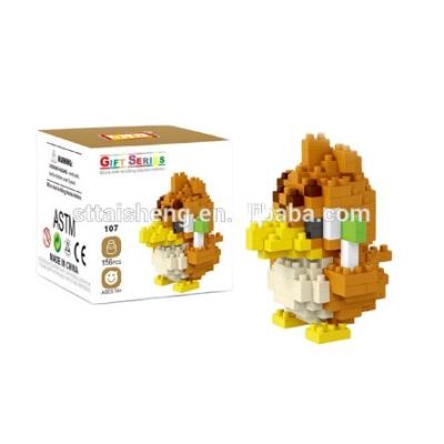 China DIY TOY 156 Pcs DIY Animal Building Block Plastic Self Assemble Educational Diamond Building Blocks for sale