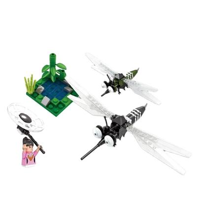 China Electronic Toy 158PCS Mosquito Plastic Blocks Kids Toys For Game Toy Story For Children Insect Animal Building Blocks for sale