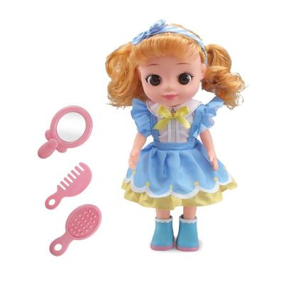 China 2022 New 12 Inch Soft Baby - Doll Set Interchangeable Dresses 3D Eyes Shape Toys For Girls Dolls for sale