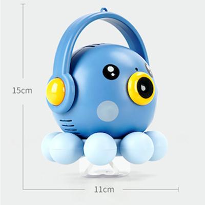 China Kid Plastic Cute Octopus Battery Operated Crab Bubbles Machine Toy For Children for sale