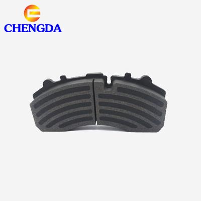 China Sinos Wholesale Howo Truck Brake Systems Steel Brake Pad Liner Truck Spare Parts Front Brake Pads for sale