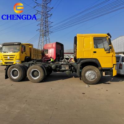 China Used Sinotruk Tractor Head 6x4 Howo Truck Tractor 6800x2469x2958 for sale