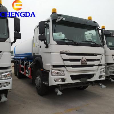 China Road cleaning used Sinotruk Howo 10 wheels 6x4 336hp high power cheap water tank truck for sale for sale