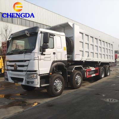 China Heavy Duty Aluminum 12 Wheeler Truck Sinotruk Dump Truck Alloy Truck Tipper 8x4 Howo 8x4 for sale