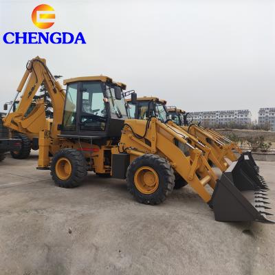 China Construction Material Shops Earth Moving Machinery Wheel Backhoe Loader Excavator for sale