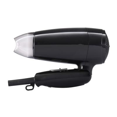 China Hot Selling 1600 Watt Hotel Collapsible Travel Foldable Ionic Hair Dryer With Function Flight Cool Pulled Hair Dryer for sale