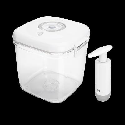 China Vacuum to Improve Nutrition 2570ml Borosilicate Canned Food Glass Vacuum Food Box with Automatic Electric Hand Vacuum Pump Food Container Storage Box Free Catcher for sale