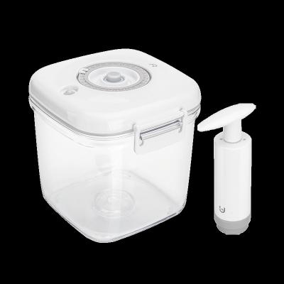 China Vacuum to Improve Nutrition Borosilicate Canned Food Glass Vacuum Food Box with Free Automatic Electric Hand Vacuum Pump Food Container Storage Box Lunch Box for sale