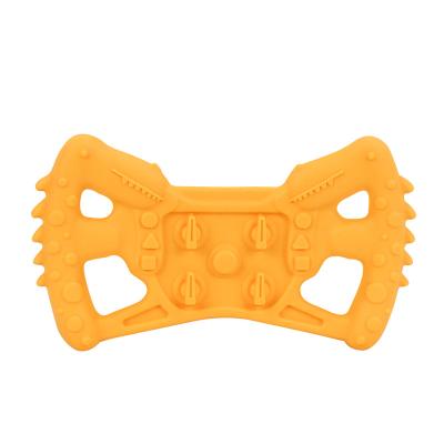 China 100%food grade non-toxic organic natural silicone Teether baby teether for baby teether age ready to ship for sale