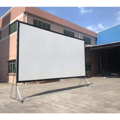 China 300 polegadas 9x16 Fast Fold Screen Fast Fold Projection Screen Portable Outdoor Quick Fold Projector Screen à venda