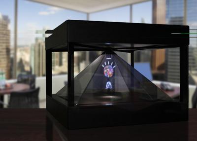 China Het holografische vakje van het Piramide 3D hologram voor Productpresentatie, Mening van 4 Kanten Te koop