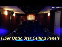 LED RGB Fiber Optic Star Ceiling Panels PMMA Material 7 Colors For Cinema