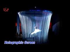 3D Holographic Screen Mesh 360 Degree Transparent For Fashion Show