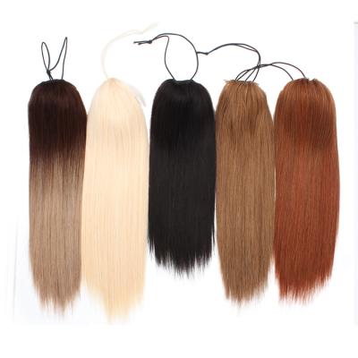 China Best 100% Human Hair Selling Raw 100% Indian Virgin Remy Hair Drawstring Ponytail Extension for sale