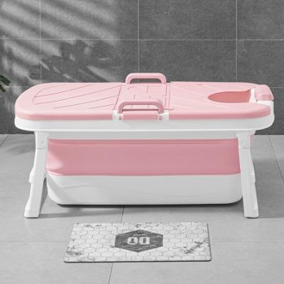 China Portable Movable Plastic Folding Bathtub Viable Quality Foldable Bathtub Adults Guarantee for sale