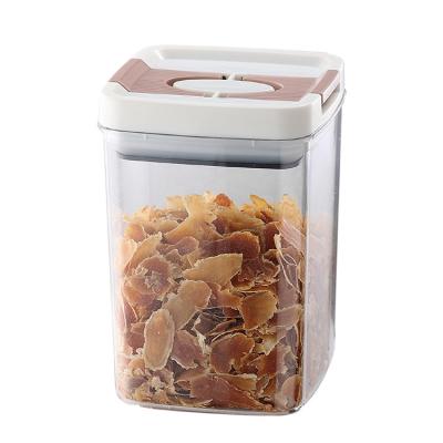 China Sustainable Food Grade Coarse Grain Nut Kitchen Food Storage Glass Sealed Tank for sale