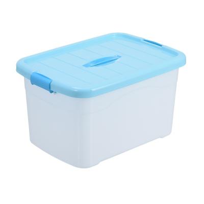 China Viable Hot Sale In Place Cube Glossy Waterproof Lockable Stackable Plastic Storage Box With Lid for sale