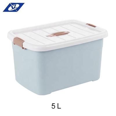 China Pink PP Plastic Universal Clothes Storage Box New Design Stocked Mini Plastic Multi Storage Box for sale