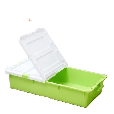 China Sustainable Premium Selling Customized Collapsible Colored Plastic Customized Storage Box Set for sale