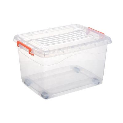 China 49l 53.5*40*31cm Viable Multifunctional Plastic Storage Box Container Plastic Home Storage Box for sale