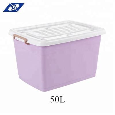 China Rectangle Clothing Stored Organizer Multifunctional Toy Plastic Containers Storage Box for sale