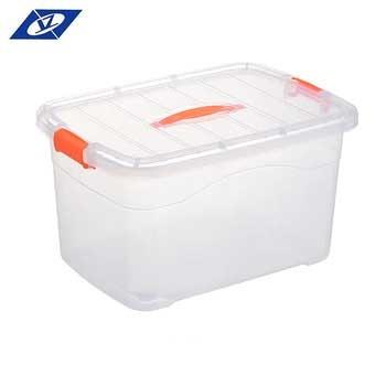 China 70l Color Clear Waterproof Plastic Food Viable Custom Storage Box Toy Storage Box for sale