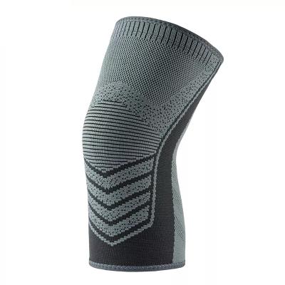 China Protective Knitting Nylon And Spandex Compression Knee Brace Support Sleeve for sale