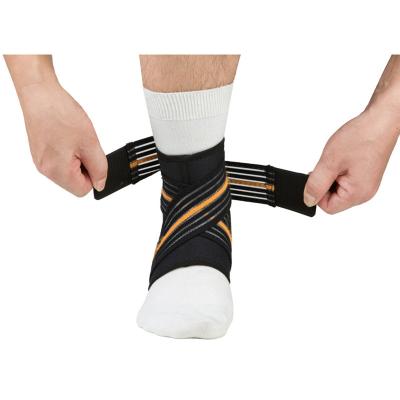 China High Compression Customized Running Jogging Basketball Football Elastic Adjustable Waist Compression Ankle Foot Support for sale