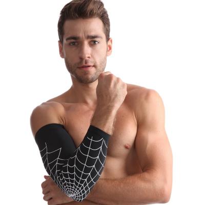 China Heat in Winter and Cool in Summer& Wholesale Customized Moisture Wicking Volleyball Compression Elbow Support Breathable Elastic Sleeve For Tennis Sports Reduce Joint Pain for sale