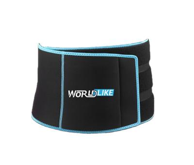 China Protective & Sweating Aid Customize Adjustable Waist Trimmer Belt Slimming Trainer Support Belt Fitness Shaper Waist for sale