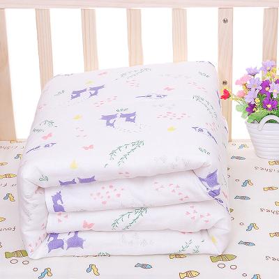 China 2 Layers HOT Water Absorbent Super Soft Organic Bamboo Cotton Muslin Baby Shower Wrap Wrap Cover for sale