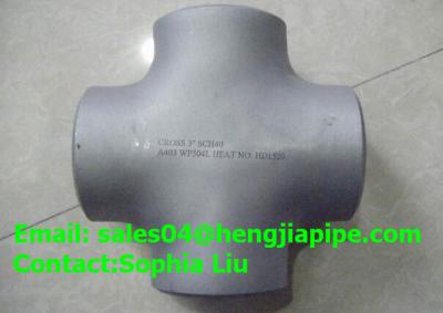 China A403 WP304L equal cross fittings from Yanshan for sale