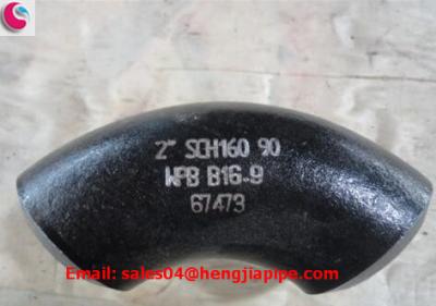 China 90deg SCH160 WPB pipe elbow for sale