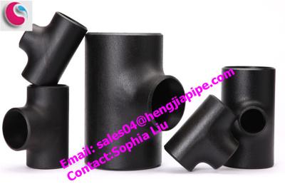 China ANSI B16.9 pipe fittings pipe tee for sale