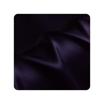 China Silk Fabric 19mm Breathable Printing Satin Pajamas Silk Charmeuse For Pillow Case No.16 Silk Purple Color for sale