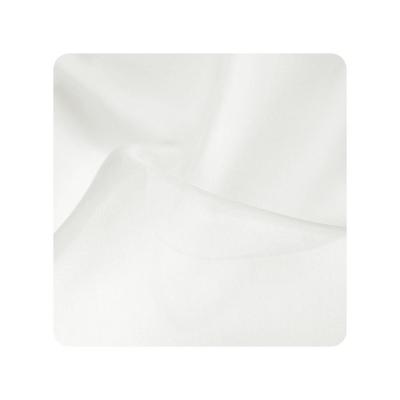 China Breathable 100% Pure Silk Organza 140cm Width Silk Fabric 5mm Ivory White Color Many Colors In Stock for sale