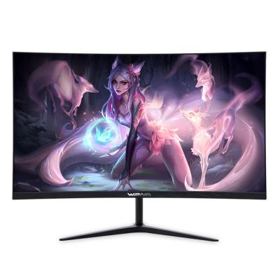 China Gaming Monitor 27 Inch Curved IPS Widescreen Monitor With VGA DVI Input for sale