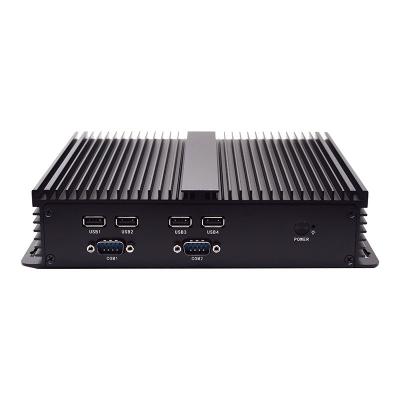 China Industrial Embedded Mini Pc Computer With I5 7267U 2 Rs232 Win10 Pro Vga Hd Fanless for sale