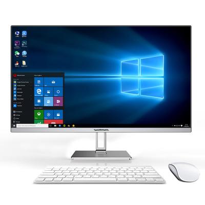 China Wit 23.6 inch Business Gaming Desktop Laptop Computer Hardware Software Barebone All-in-one PC Te koop