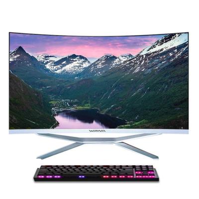 China 2022 Latest 24-inch 27-inch All-in-One PC Computer with Curved Screen and i7 Processor for sale