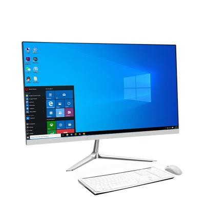 China 19 inch 23.6 inch core i3 RAM 4G SSD128G Monoblock Desktop All In One PC with USB Port for sale