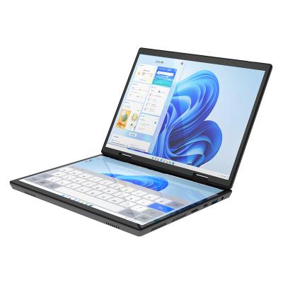 Китай HL108D 2024 Новый 10,5 дюймовый 2 в 1 YOGA бизнес ноутбук планшет Intel N95 12th Gen 3.4GHZ DDR4 Двойной дисплей Двойной полноэкранный сенсорный ноутбук продается