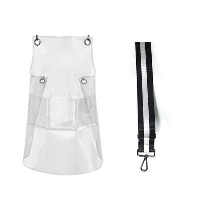 China New Fashion Modern Simplicity Transparent, Oil Proof, PVC Waterproof Washable Apron Customizable Kitchen Strap for sale