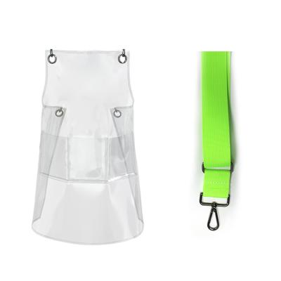 China Modern Simplicity Transparent, Fashionable, Waterproof, Oil Resistant Adjustable Apron TPU Shoulder Strap Kitchen and Household Apron for sale