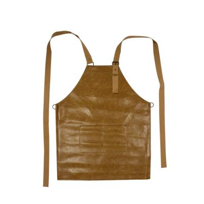 China 100% customized logos eco-friendly, high quality waterproof barbecue bar, restaurant, popular microfiber leather apron for sale